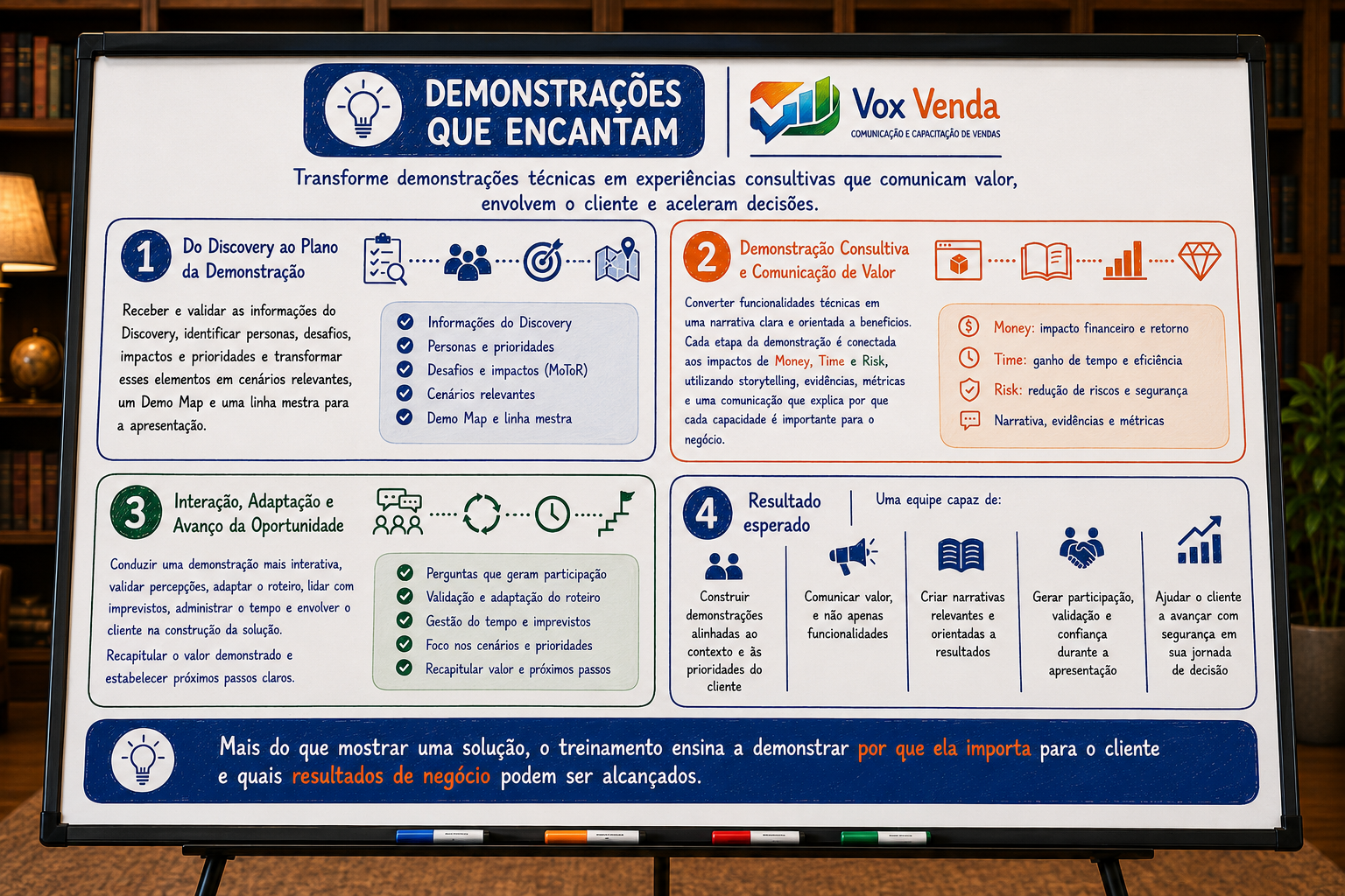 Infográfico VoxVenda - Capacitação de Vendas